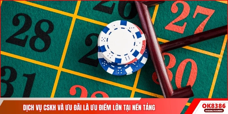 Dịch vụ CSKH và ưu đãi là ưu điểm lớn tại nền tảng