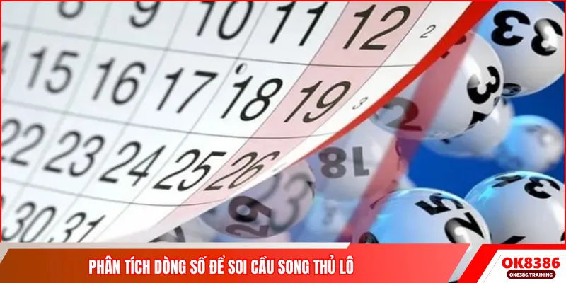 Phân tích dòng số để soi cầu song thủ lô