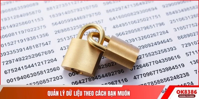Quản lý dữ liệu theo cách bạn muốn